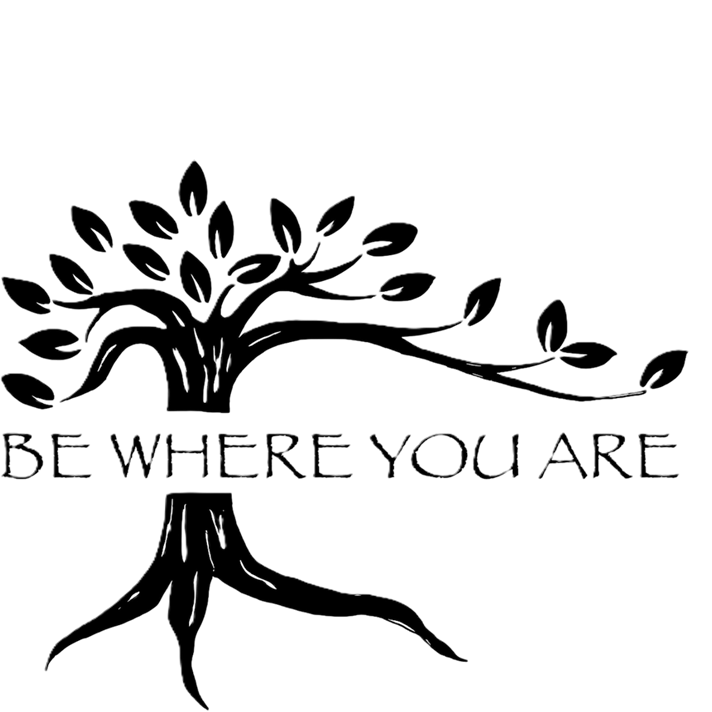 Be Where You Are LLC Logo - Asymmetrical Tree